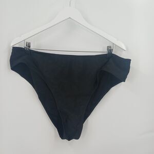 womans plus size 4X black bikini bottom swimwear swim suit summer beach